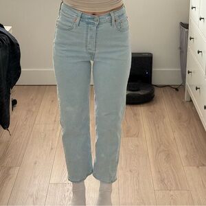 Levi’s ribcage straight ankle Jeans